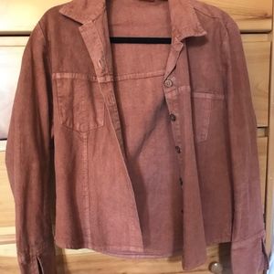 Orange/Rust Colored Button Down